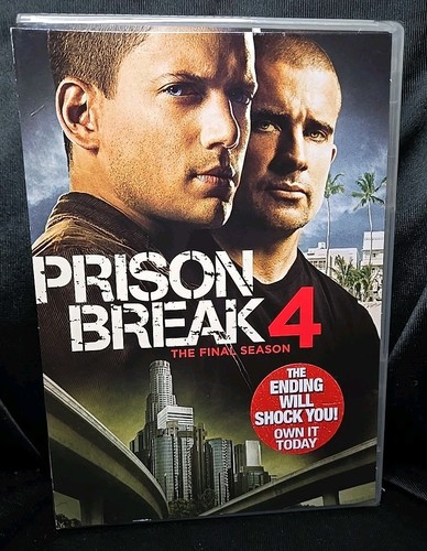 Prison Break Final Season 4 DVD 2009, 6 Disc Set, New Unopened Free Shipping - 第 1/5 張圖片