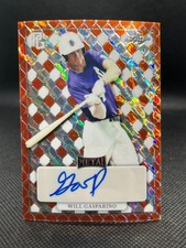 2022 Leaf Perfect Game Will Gasparino #1/1 Metal Auto Orange Marble Proof, UCLA