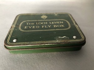 Fly Fishing The Loch Leven Eyed Fly box with vintage flies