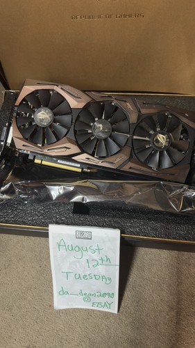 ASUS ROG STRIX GTX 1080 Ti Assassins Creed Origins #USED# RARE COLLECTORS MINT - Picture 12 of 14