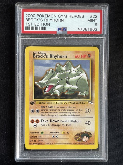 Brock's Rhyhorn #22 (Gym Heroes (2000))
