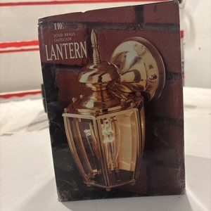 IDC Solid Brass Outdoor Lantern, model number 2037-02