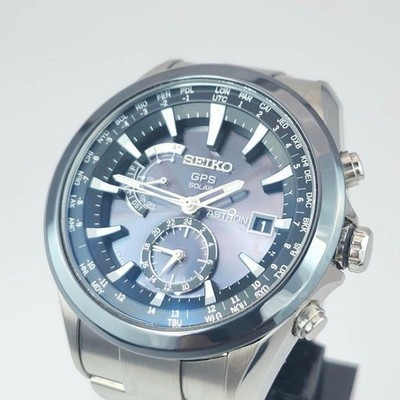 Seiko Astron GPS Solar 7X52-0AA0 Herrenuhr 47mm Armband 19cm aus Japan
