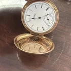 1903 Elgin Pocket Watch Running Antique Gold-Filled w/ Chain Vintage USA