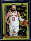 2025-26 Topps Chrome Jalen Brunson Yellow Refractor #146/275 Knicks