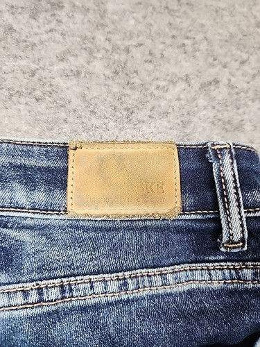 BKE Stella Slim Fit Low Rise Straight Women's 25 X 31.5 Denim Blue Jeans Stretch - Picture 17 of 18