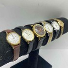 Timex Women's Quartz Wristwatch Lot of 6 Vintage Mixed Styles Expansion Bands — photo 3
