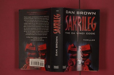 312890 Dan Brown SAKRILEG Bastei Lübbe The Da Vinci Code