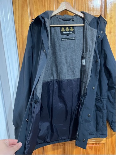 Men’s Barbour Rivington Waterproof and Breathable Insulated Blue Jacket Size Med - Picture 8 of 12