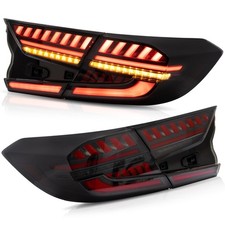 Led Rear Lamps for Honda Accord 10th Gen 2018 2022 DRL Sequential Smoke Lens