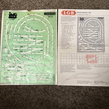 LGB 1001 G Scale Track Layout Template