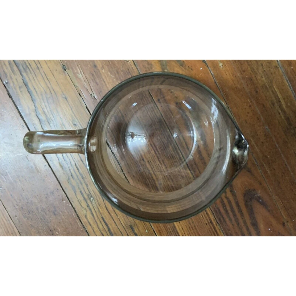 Jarra de vidrio Rockwell MCM vintage con superposición de plata Art Deco vajilla contemporánea Foto 3 de 4