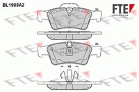 Bremsbelagsatz Scheibenbremse FTE 9010578 FüR Mercedes Klasse W251 V251 W164 GL