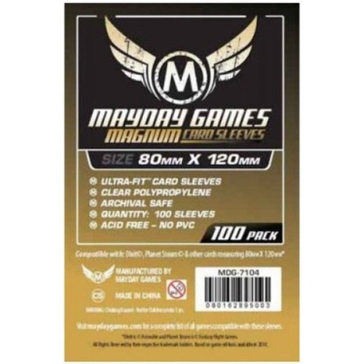 #ad #ad MDG7104 Mayday Games Inc Sleeves: Magnum Gold Sleeves 80mm x 120mm Dixit 100 $10.04