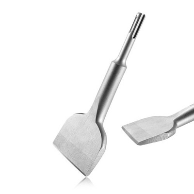 Tile Chisel SDS Plus Chisel 165mm x 75mm, 25 Degree Angled Chisel Comb...
