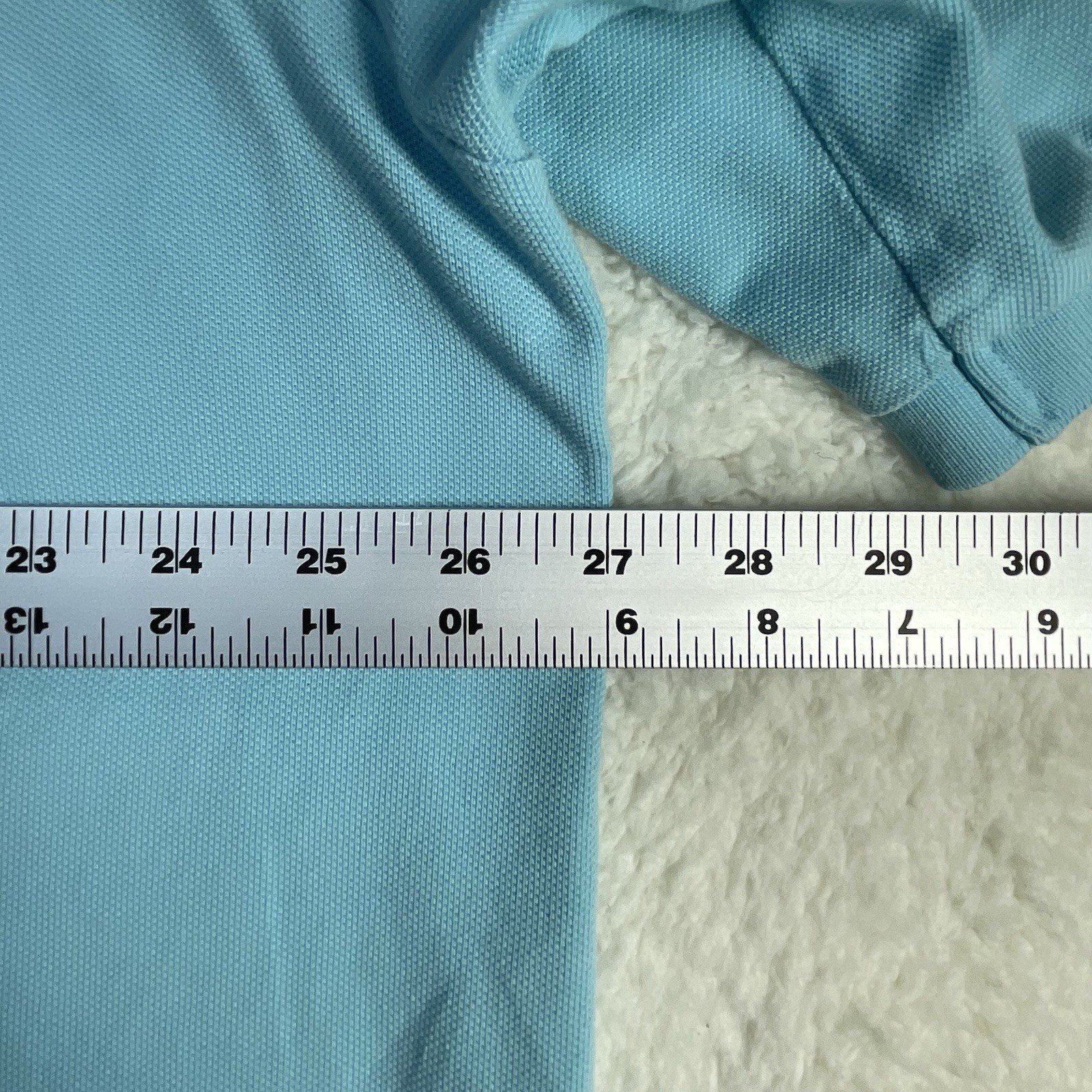 Polo Ralph Lauren Shirt Mens 2XLT Tall Blue Short Sleeve Polo Shirt 90s Y2K thumbnail 3