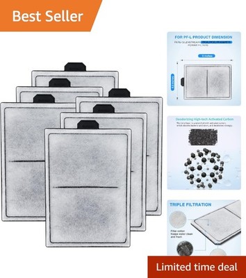 High-Quality 8 Pack Carbon Filter Cartridges for Aquarium Power Filters