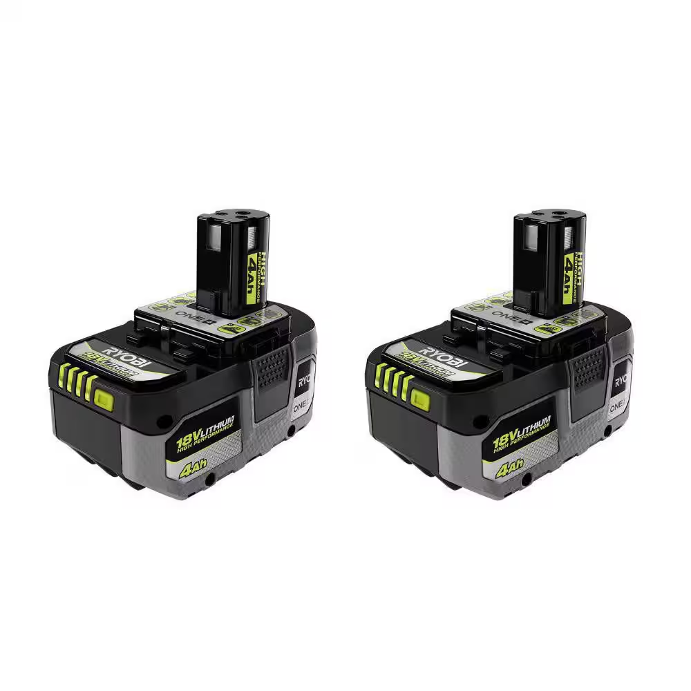 ONE+ 18V 4.0 Ah Lithium-Ion HIGH PERFORMANCE Battery (2-Pack)