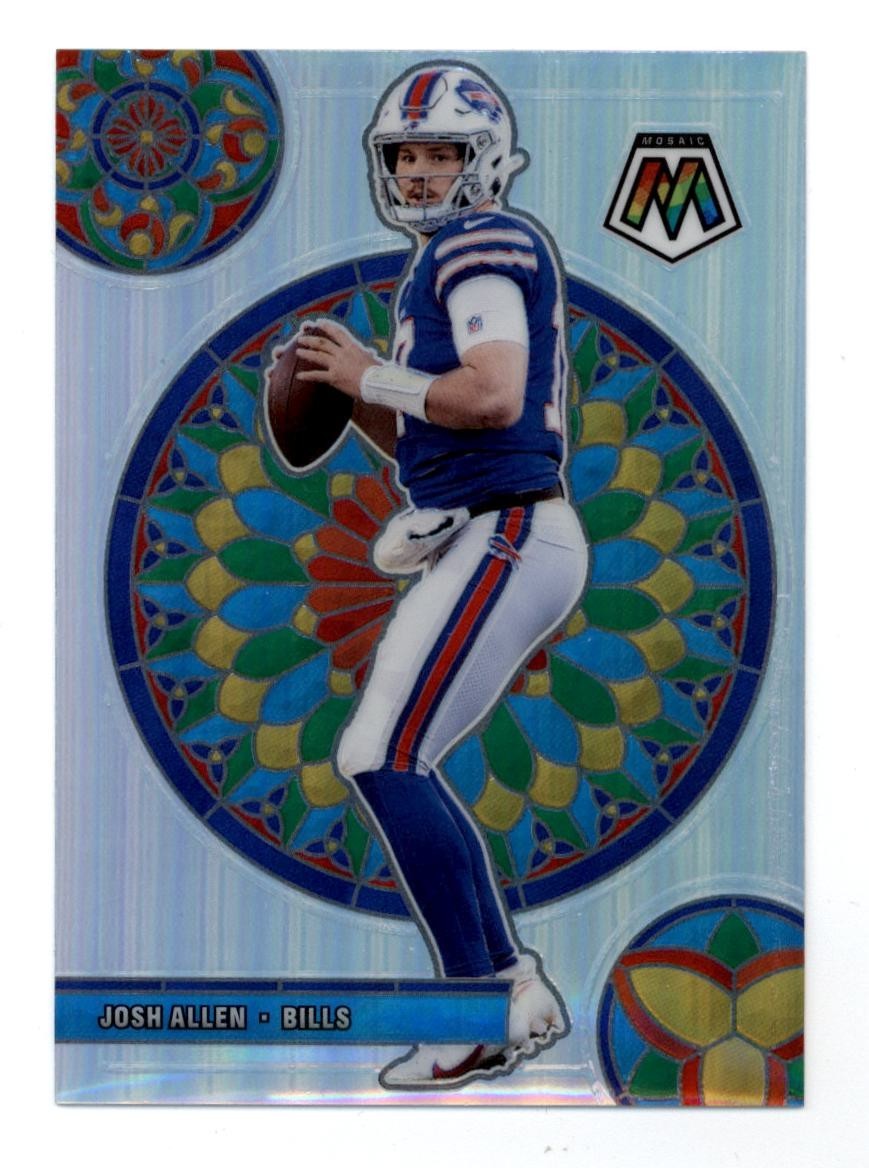 2021 Panini Mosaic #GM-4 Josh Allen Stained Glass Prizm - Buffalo Bills