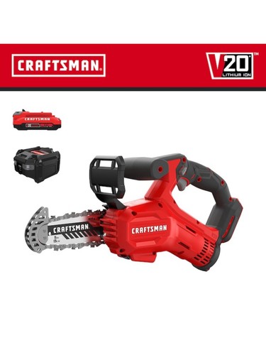 Chainsaw Cordless Mini Pruning Battery Saw 20v Max Hand-Held 6-Inch Tool Wood