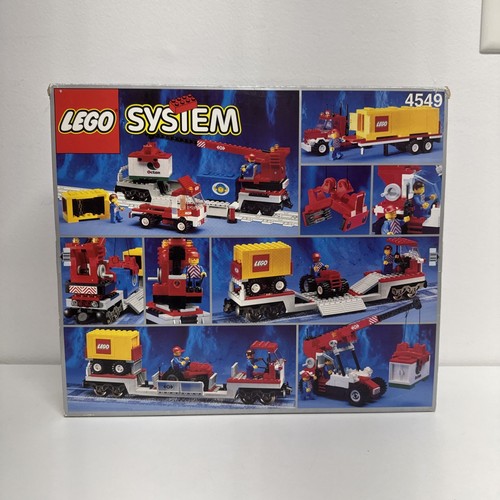 LEGO Trains: Contenitore Doppio Pila (4549) - 9V Nuovo Sigillato Scatola Danneggiata - Foto 2 di 24