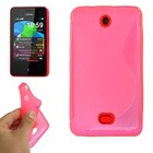 Etui na telefon Ochrona TPU do telefonu komórkowego Nokia Asha 501 różowe
