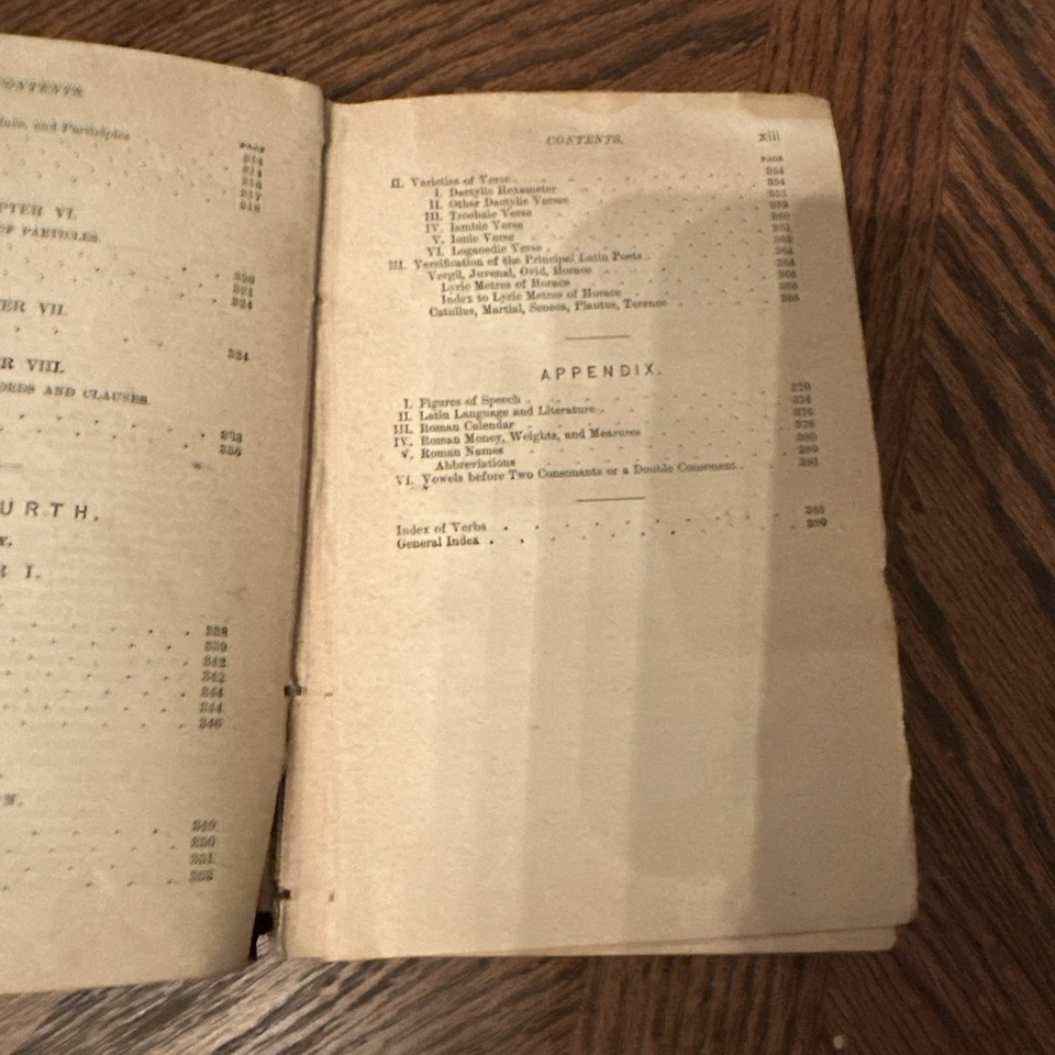 A Latin Grammar for Schools and Colleges, by Albert Harkness 1881 25A4725 - Image 3 of 3