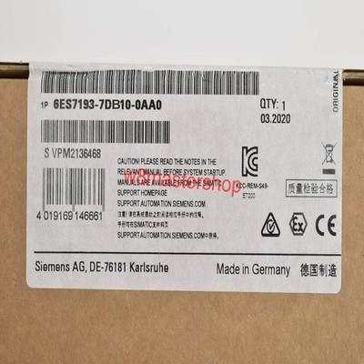 6ES7 193-7DB10-0AA0 NEW SIEMENS 6ES7193-7DB10-0AA0 Terminal Todule for ET200iSP
