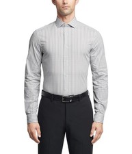 Calvin Klein Mens Steel Stretch Button Down Dress Shirt