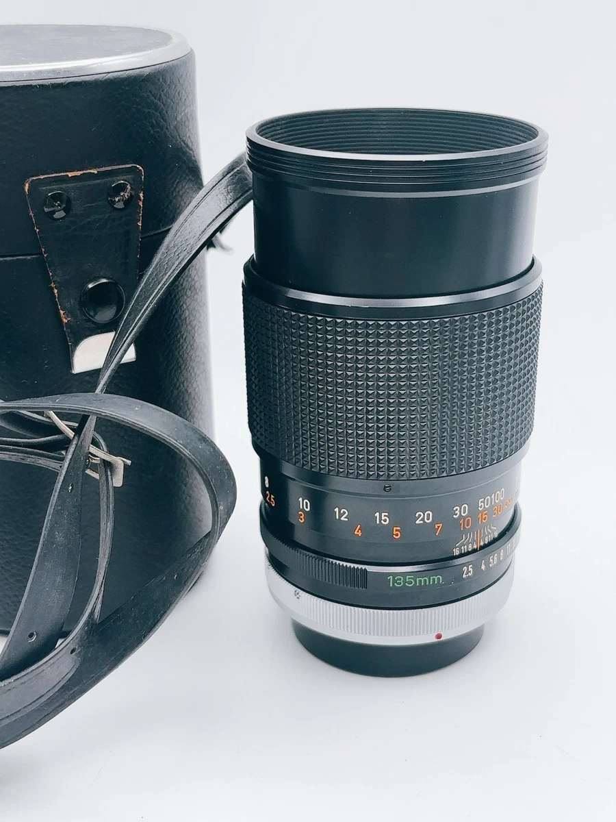 Canon FD Camera Lenses 135mm Focal f/2.5 Maximum Aperture for sale