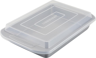 Nonstick Bakeware Baking Pan with Lid / Nonstick Cake Pan with Lid, Rectangle -