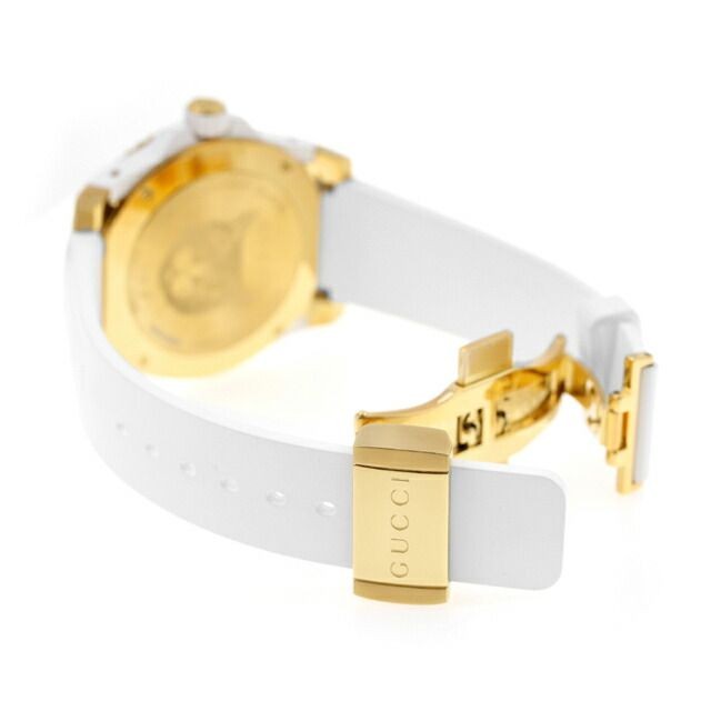 Gucci Dive Men's Watch YA136322 Quartz Stainless Steel White Gold Used From Japa thumbnail 4