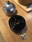 Antique Cigarette Humidor Rare 1930s Chrome Brass Bakelite with Water Well /lid — photo 5