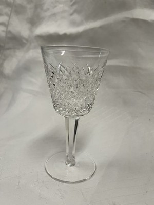 Waterford Crystal 4oz Claret Wine Glass in Vintage Disc. ''Alana'' pattern 3 Avail