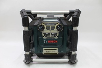 Bosch PowerBox 18V Dual Power Cordless Bluetooth Jobsite Radio/Charger, PB360C