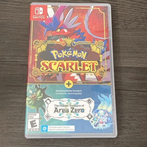 Pokemon Scarlet + The Hidden Treasure of Area Zero Bundle Nintendo Switch, 2023