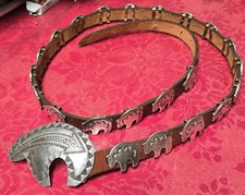 Womens vintage Native American belt