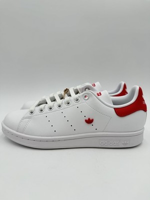 Adidas Women's Stan Smith Size 6.5 White Active Pink |IE0460|
