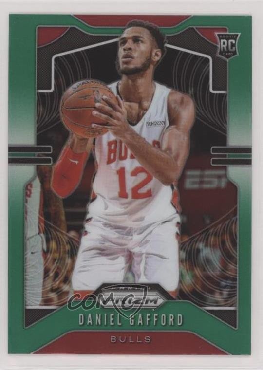 2019-20 Panini Prizm Rookie Green Prizm Daniel Gafford #294 Rookie RC 11ba