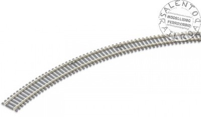PECO ST-231 gebogenes Gleis 45° r= 505 mm R3 Cod.100