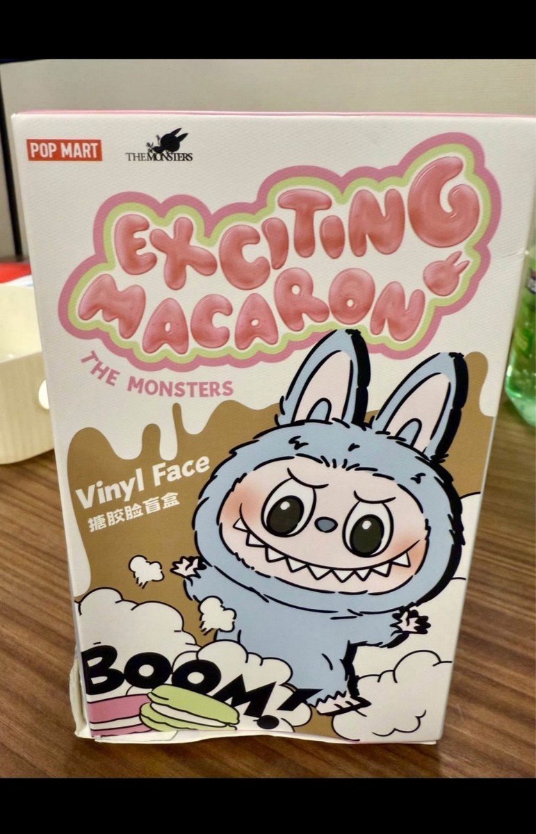 ラブブ labubu POP MART Exciting Macaron THE MONSTERS - Tasty Macarons Vinyl Face Blind Box | Blind