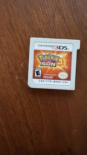 Pokémon Sun Nintendo 3DS 2016 Authentic Cartridge