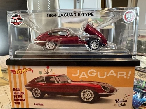 2023 Hot Wheels Red Line Club Exclusive 1964 Jaguar E-Type Spectraflame Red