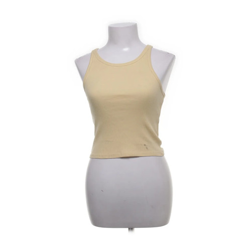 Gina Tricot, Tank­top, Größe: S, Gelb, Baumwolle/Elasthan, Einfarbig #DpF