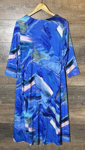 Sahara Aquarell Kleid A-Linie sehr guter Zustand - Größe 2 / UK 12-14 - Bild 3 von 7