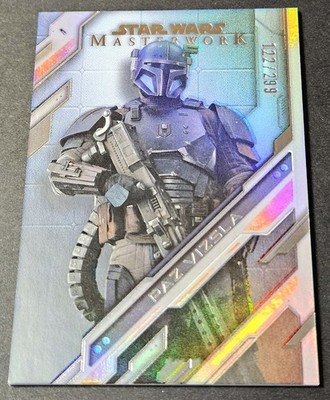 2025 Topps Star Wars Masterwork /299 Rainbow Under Disguise Paz Vizsla #UN
