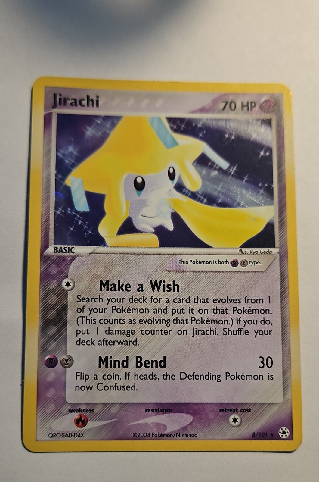 Jirachi 8/101 Hidden Legends Holo