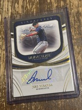 2022 Panini Immaculate Jose Miranda /49 Auto Minnesota Twins Baseball Card 