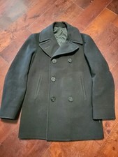 Vintage US Navy Small 36 Issued Pea Coat