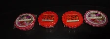 LOT OF 4 YANKEE CANDLE POTPOURRI TARTS HEARTS & FLOWERS/SWEET STRAWBERRY
